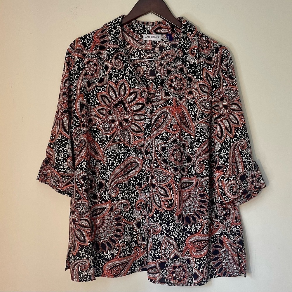 Catherine’s button down blouse